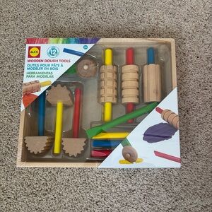 Alex Toys Wooden Dough Tools Set - Multicolor
